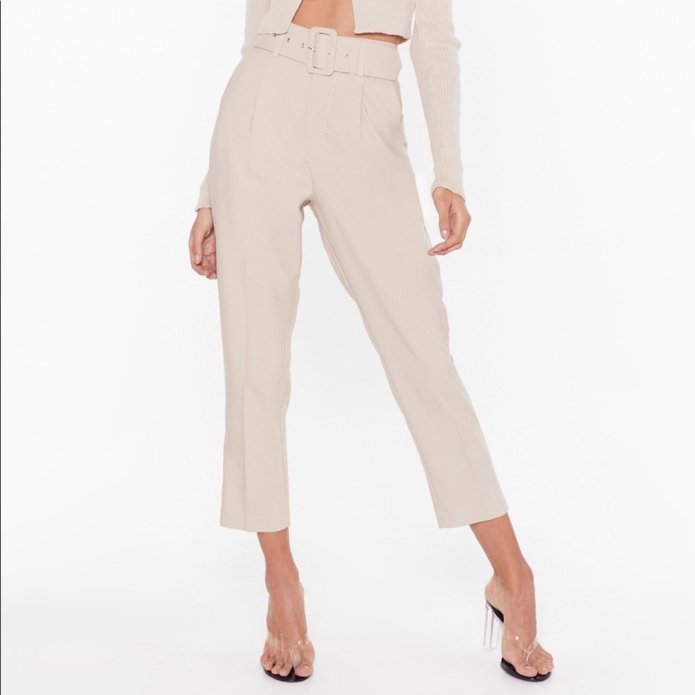 Nasty Gal Belted Pants